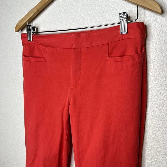 Banana Republic Skinny Bi-Stretch Sloan Ankle Dress Pants Red Orange Size 2L - Picture 3 of 8